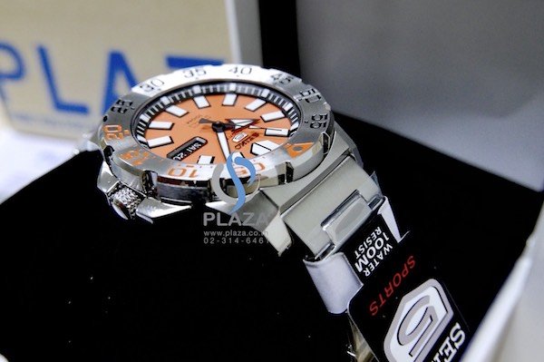 Seiko mini monster orange sales