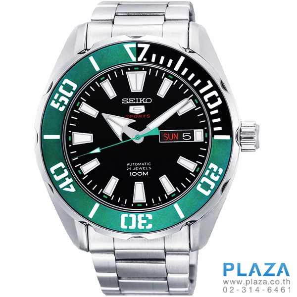 Seiko 5 sports automatic green on sale
