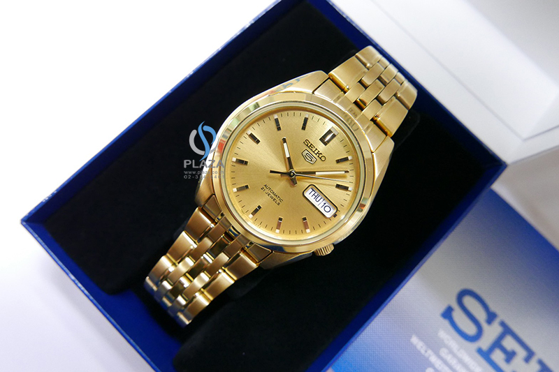 Seiko day 2024 date automatic gold